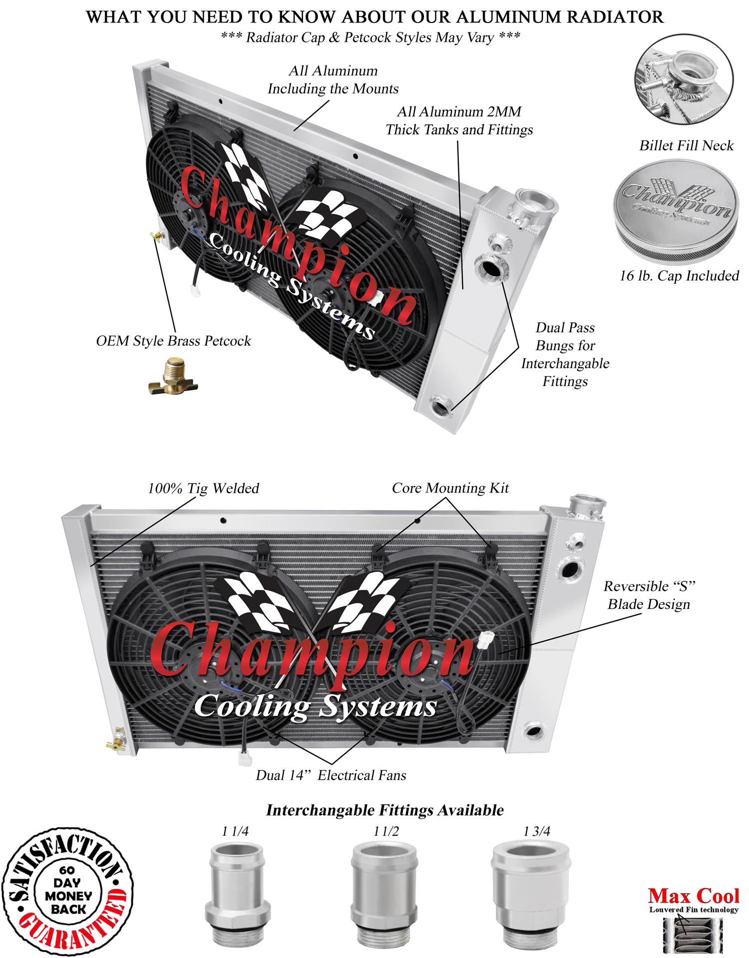 Rel 3 Row DP Radiator 28",14" Fans,1.5,1.75 for 1967-1972 Chevy Pickup Trucks LS Rel 3 Row DP Radiator 28",14" Fans,1.5,1.75 for 1967-1972 Chevy Pickup Trucks LS